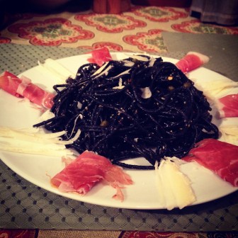 squid ink pasta