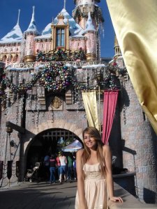 disneyland christmas castle